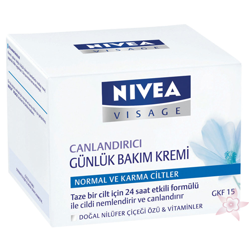 Nivea Visage Canlandırıcı  Günlük Bakım Normal ve Karma Ciltler için 50 ml 