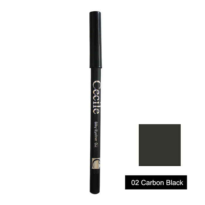 Cecile Silky Eyeliner 02 Carbon Black