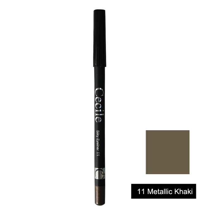 Cecile Silky Eyeliner 11 Metallic Khaki