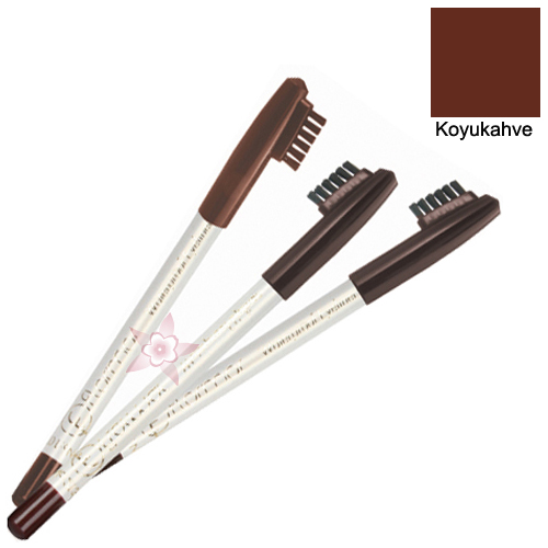 Flormar Eyebrow Pencil -Fırçalı Koyukahve