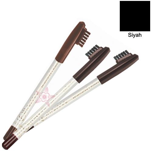 Flormar Eyebrow Pencil -Fırçalı Siyah