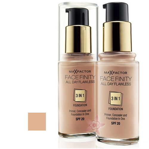 Max Factor Face Finity 3 in 1 Fondöten Spf 20 45-Warn-Almond