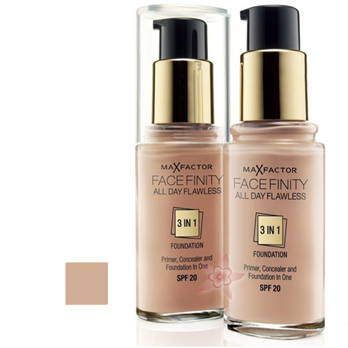 Max Factor Face Finity 3 in 1 Fondöten Spf 20 65-Rose-Beige