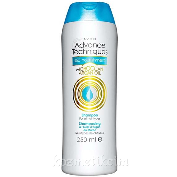 AVON Advance Techniques Moroccan Argan Oil -Fas Argan Yağı İçeren Besleyici Şampuan 250 ml 