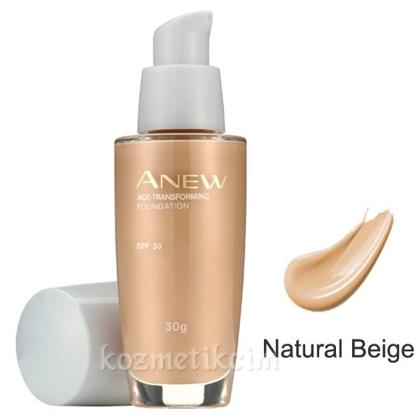 AVON Anew Yaşlanma Etkilerini Düzgünleştiren Fondöten SPF15 Natural Beige