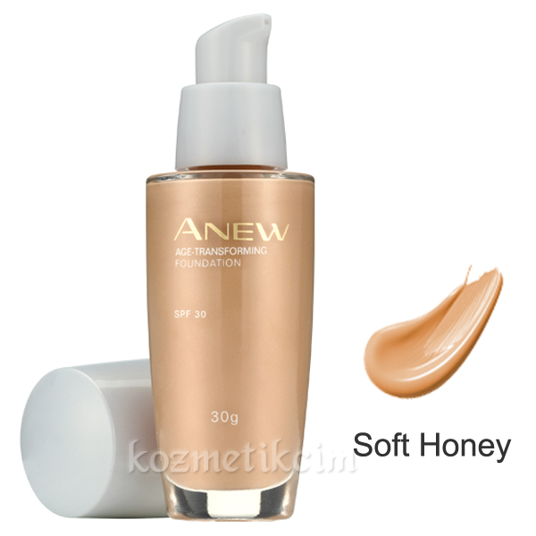 AVON Anew Yaşlanma Etkilerini Düzgünleştiren Fondöten SPF15 Soft Honey