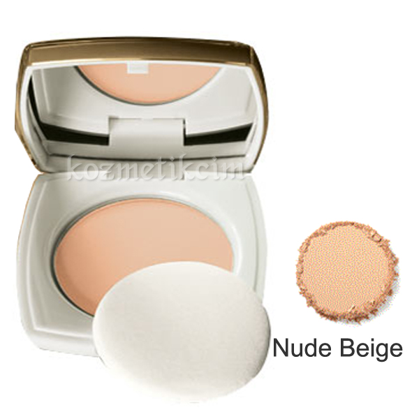 AVON Anew Yaşlanma Etkilerini Düzgünleştiren Sıkıştırılmış Pudra SPF15 Nude Beige