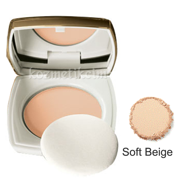 AVON Anew Yaşlanma Etkilerini Düzgünleştiren Sıkıştırılmış Pudra SPF15 Soft Beige