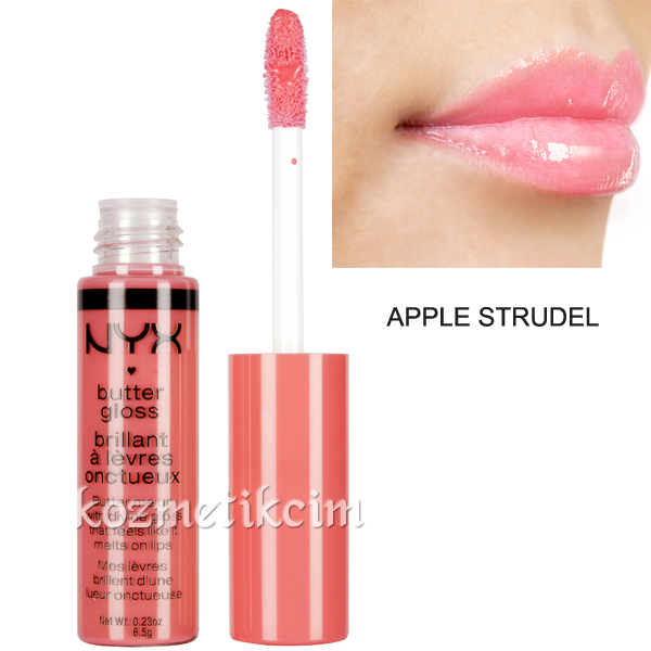 NYX Butter Gloss Dudak Parlatıcı Apple Strudel