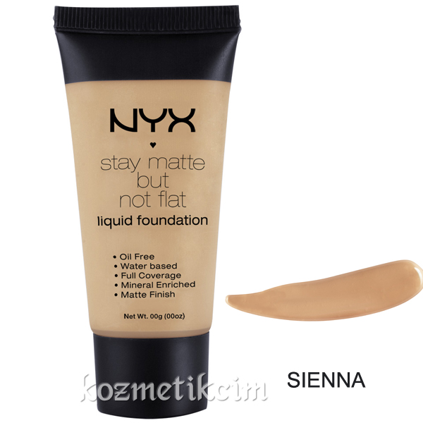 NYX Stay Matte But Not Flat Fondöten Sienna