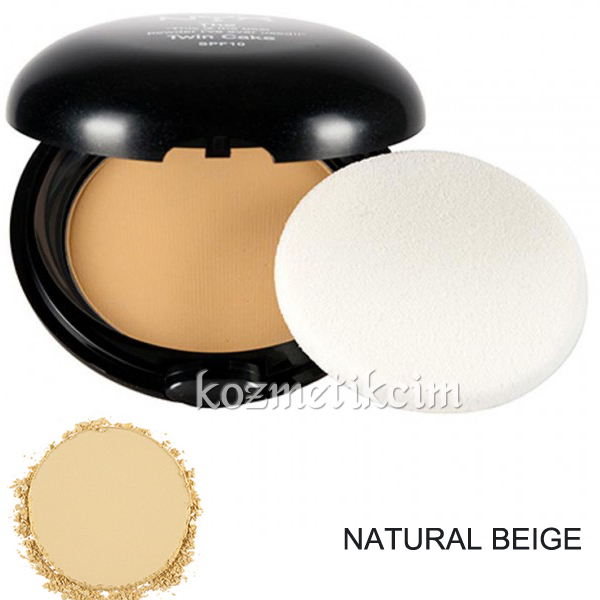 NYX Twin Cake Pudra Natural Beige