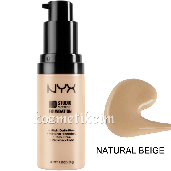 NYX HD Studio Photogenic Fondöten Natural Beige