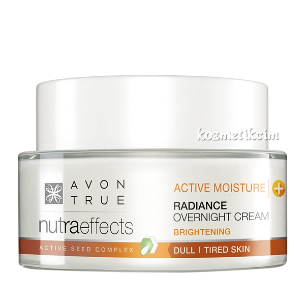 AVON True Nutra Effects Active Moisture Radiance Tazeleyici Gece Kremi