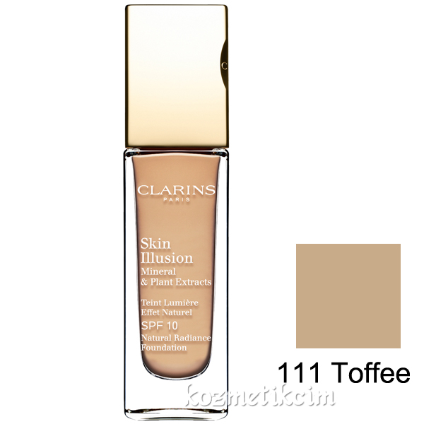 Clarins Skin Illusion Natural Radiance Foundation SPF 10 111 Toffee