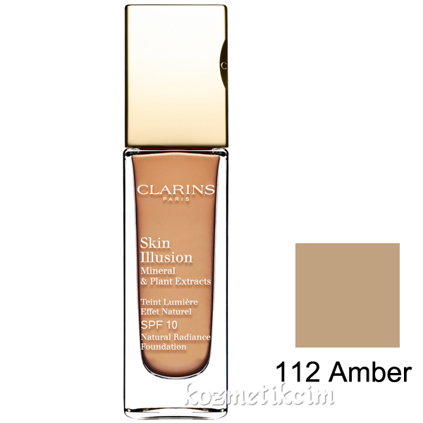 Clarins Skin Illusion Natural Radiance Foundation SPF 10 112 Amber