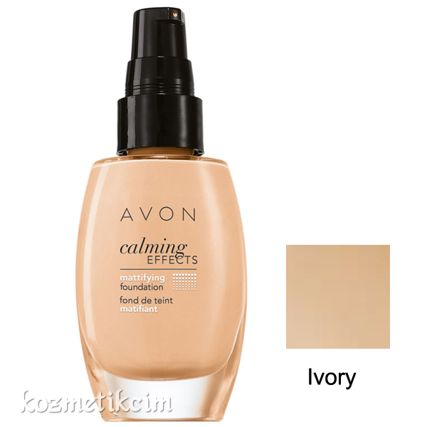 AVON Calming Effects Mat Görünüm Veren Fondöten Ivory