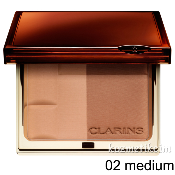 Clarins Bronzing Duo Powder Compact Bronzlaştırıcı Pudra 02 medium