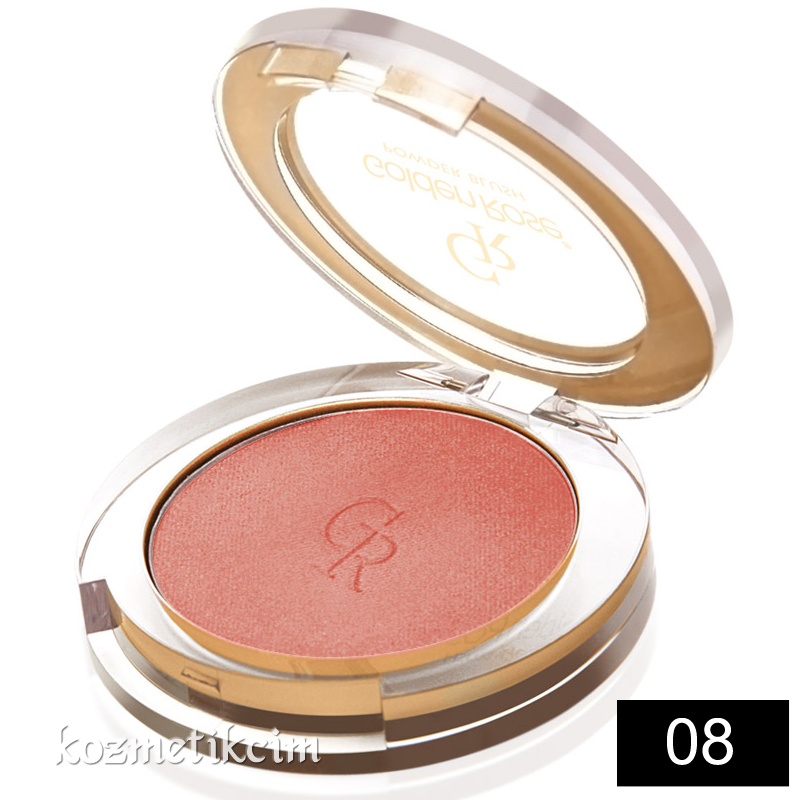 Golden Rose Powder Blush Allık 08 Coral Rose