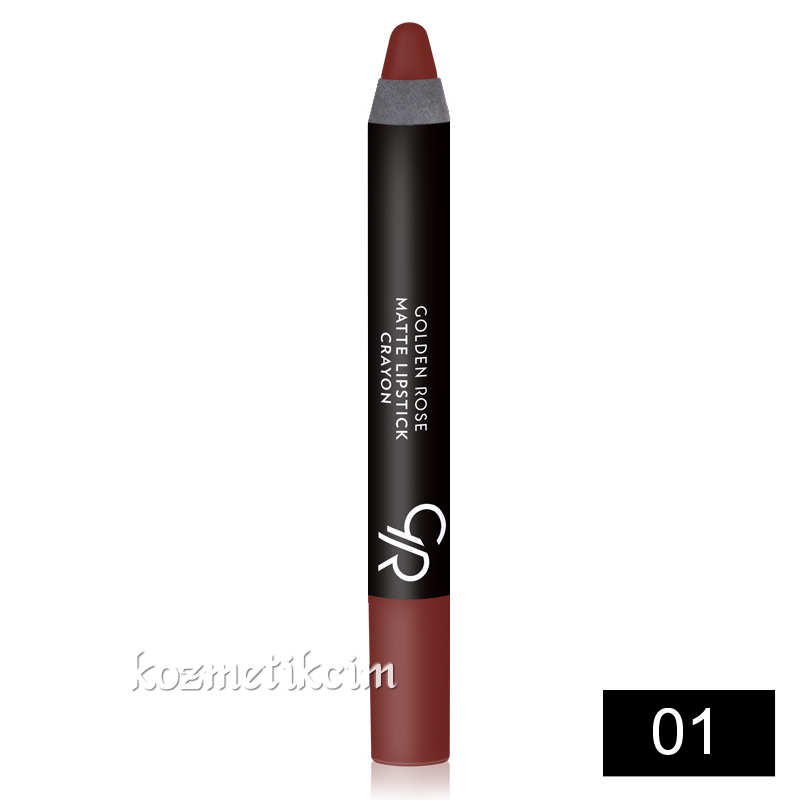 Golden Rose Matte Lipstick Crayon Kalem Ruj 01