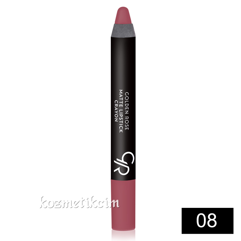 Golden Rose Matte Lipstick Crayon Kalem Ruj 08