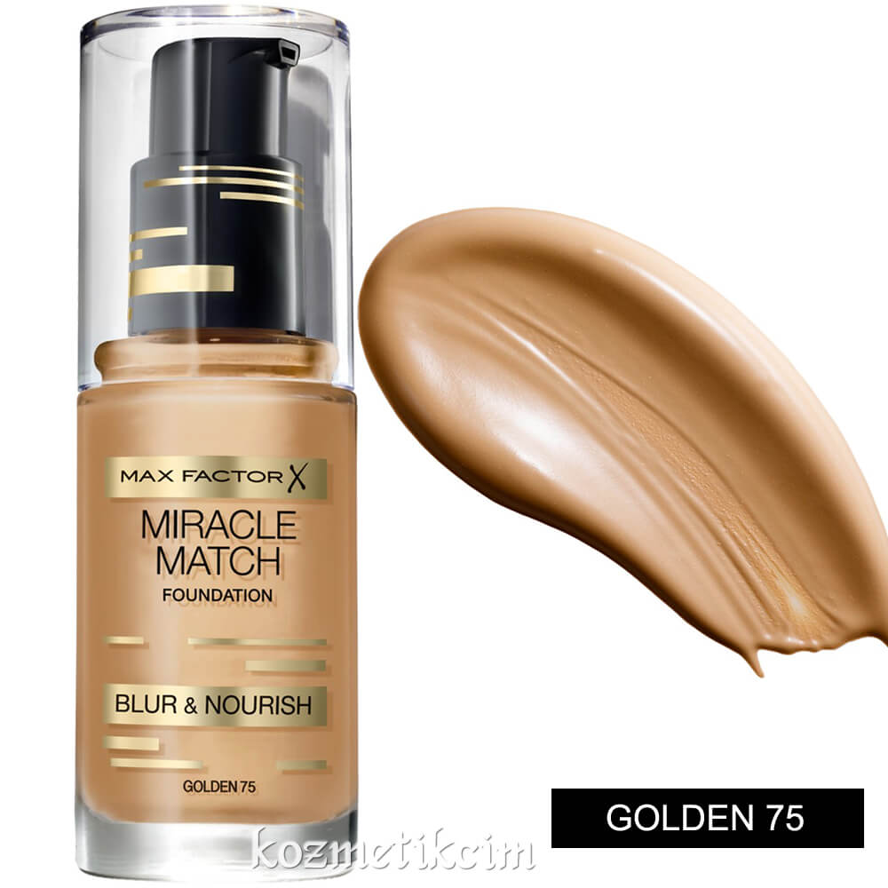 Max Factor Miracle Match Fondöten 75 Golden