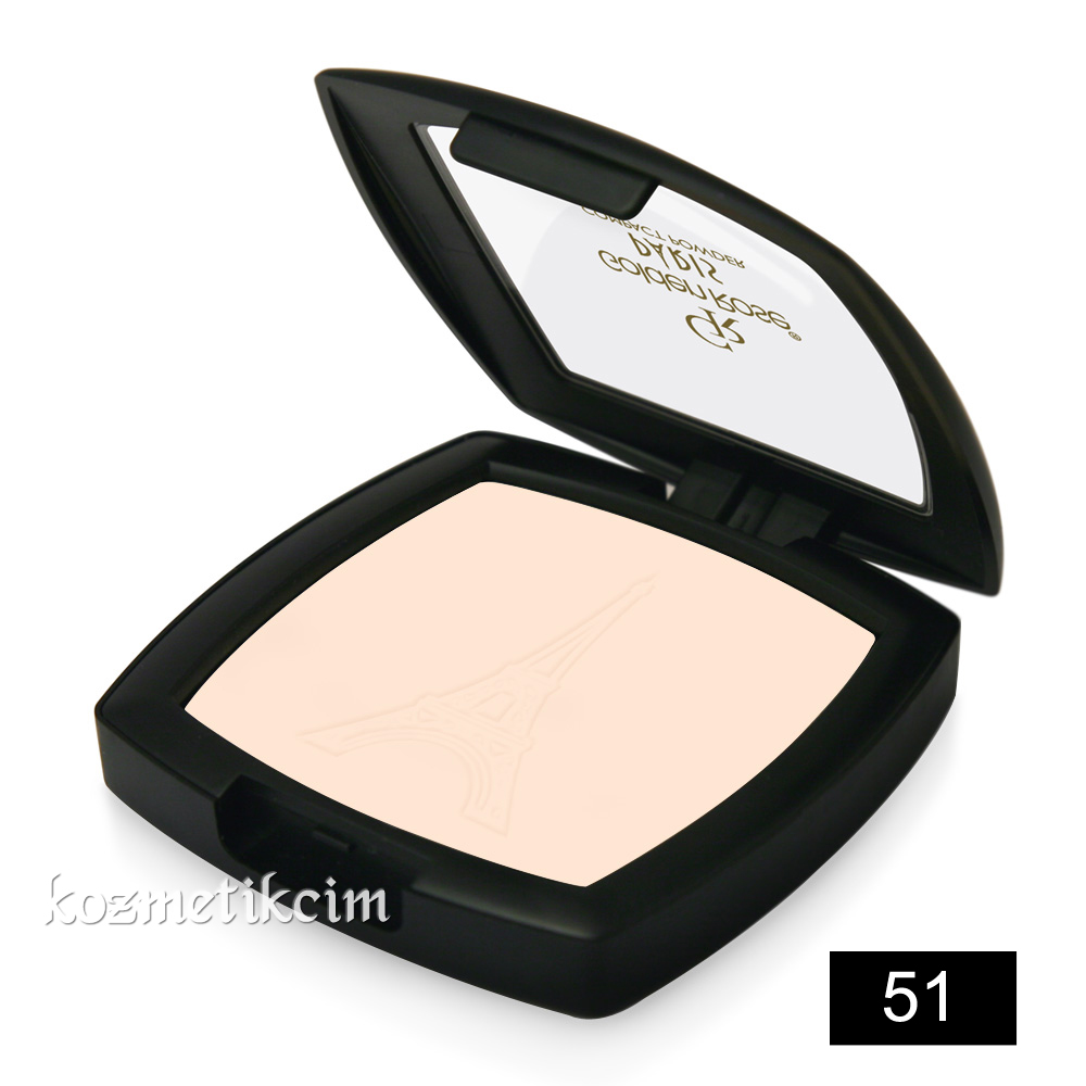 Golden Rose Paris Compact Powder Pudra 51