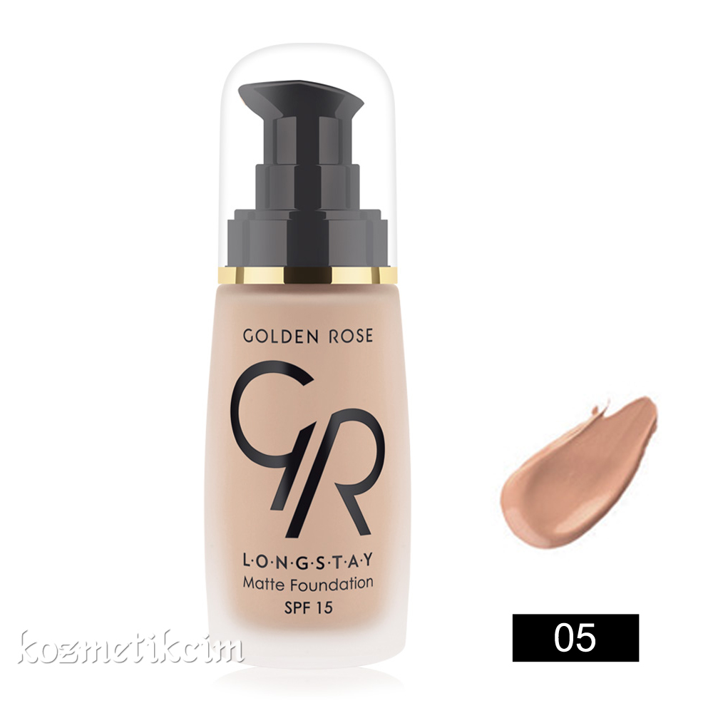 Golden Rose Longstay Matte Foundation-Mat Fondöten 05