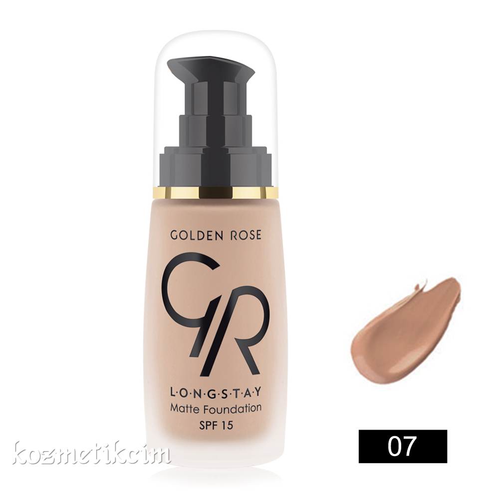 Golden Rose Longstay Matte Foundation-Mat Fondöten 07