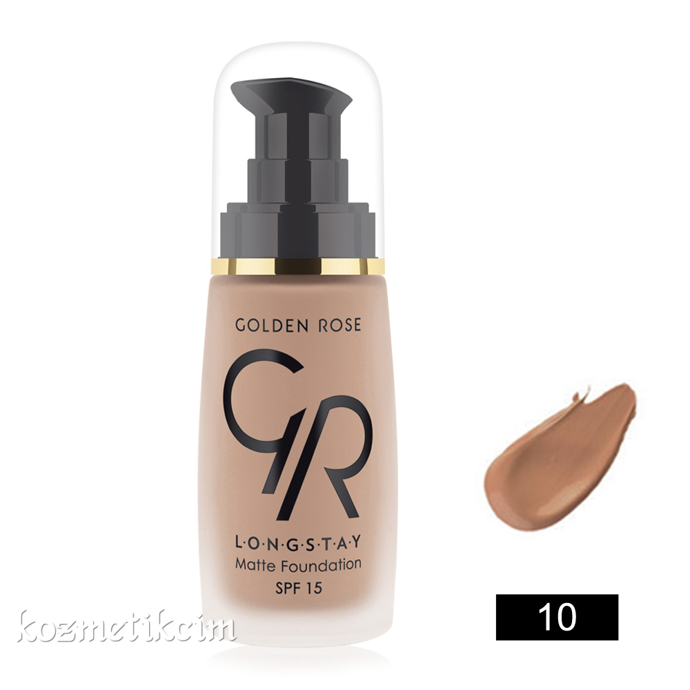 Golden Rose Longstay Matte Foundation-Mat Fondöten 10