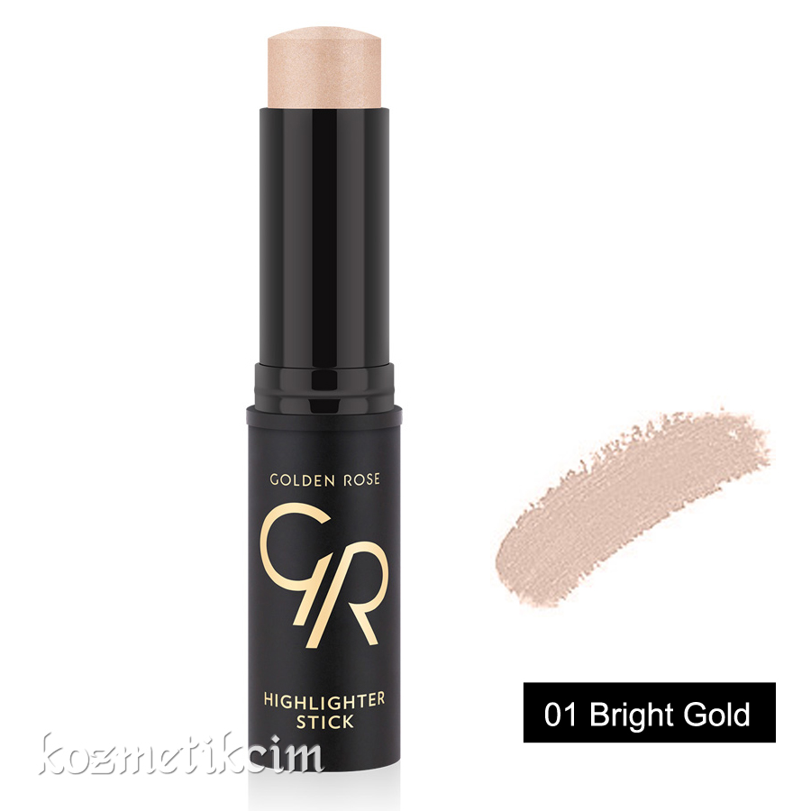 Golden Rose Highlighter Stick Aydınlatıcı 01 Bright Gold