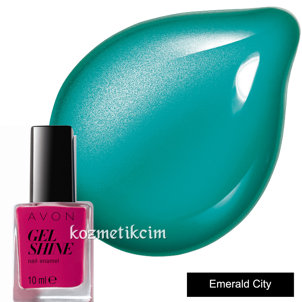 AVON Mark Gel Shine Tırnak Cilası - Oje Emerald City