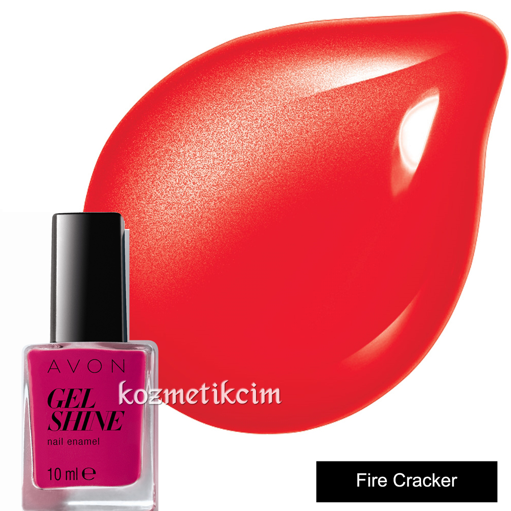 AVON Mark Gel Shine Tırnak Cilası - Oje Fire Cracker