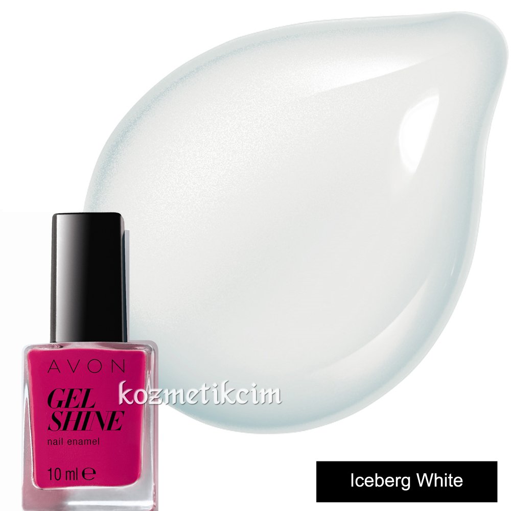 AVON Mark Gel Shine Tırnak Cilası - Oje Iceberg White