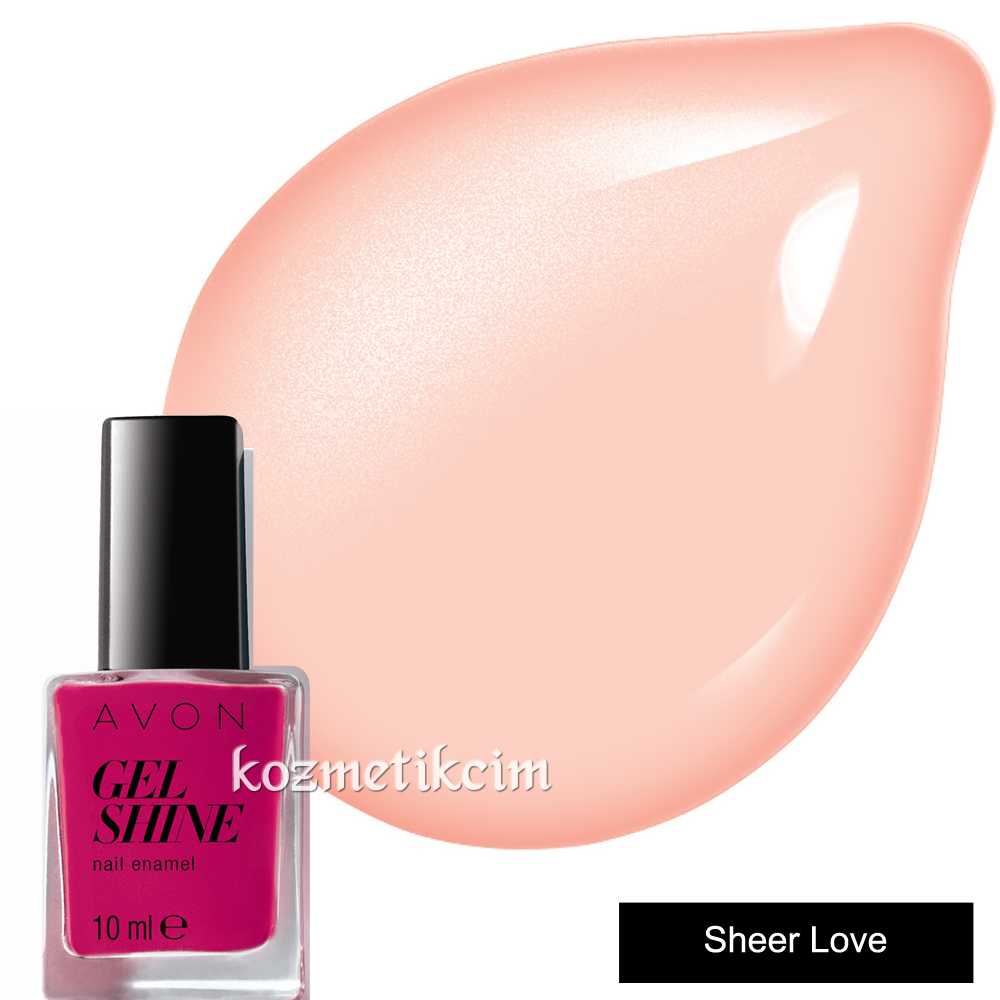 AVON Mark Gel Shine Tırnak Cilası - Oje Sheer Love