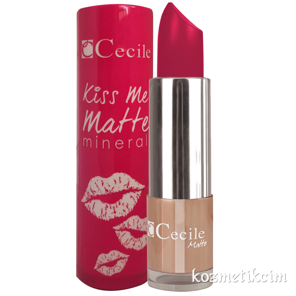 Cecile Kiss Me Matte Mineral Mat Ruj 308