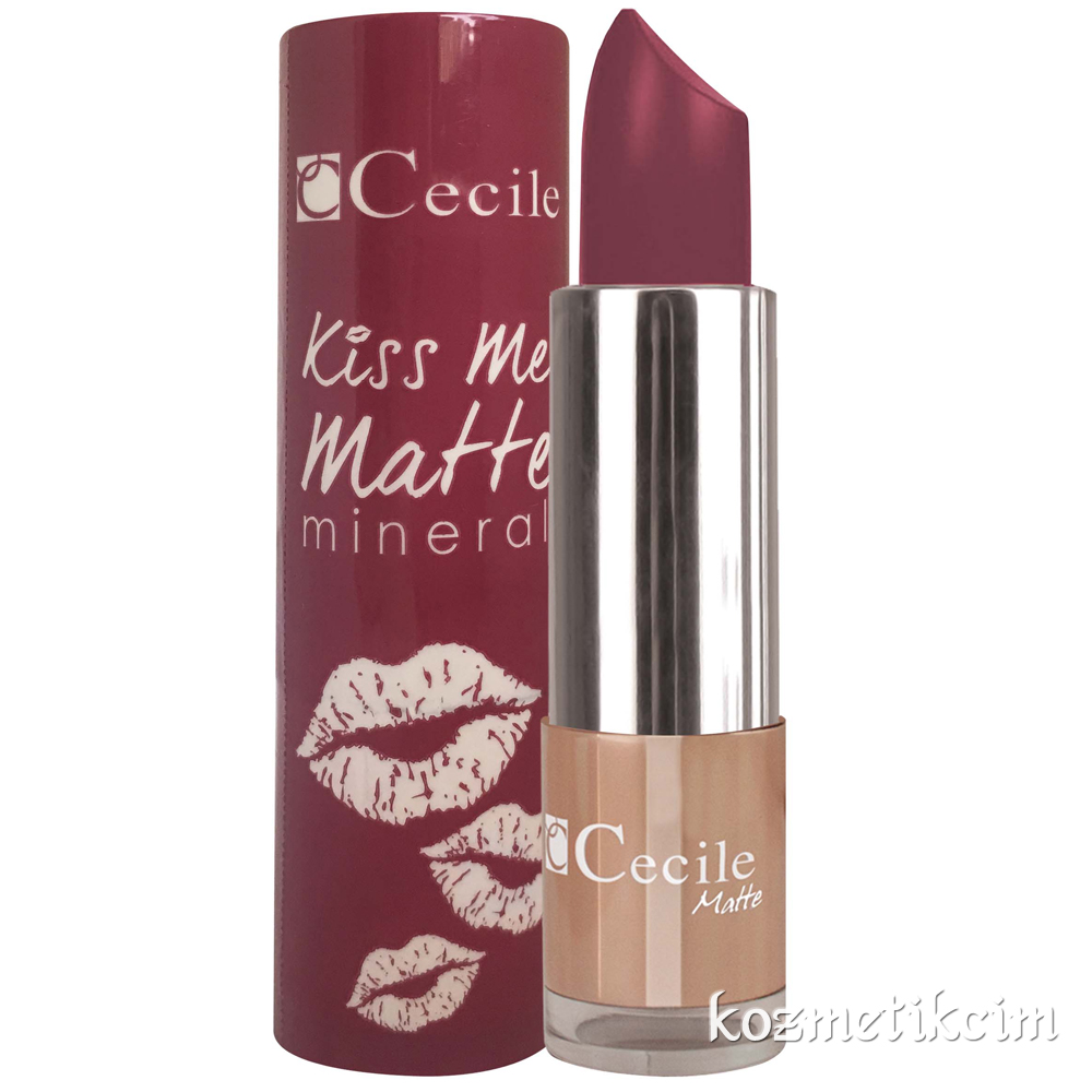 Cecile Kiss Me Matte Mineral Mat Ruj 316