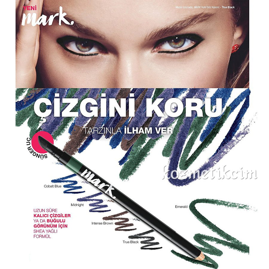 AVON Mark Intense Kohl Uzun Süre Kalıcı Göz Kalemi True Black