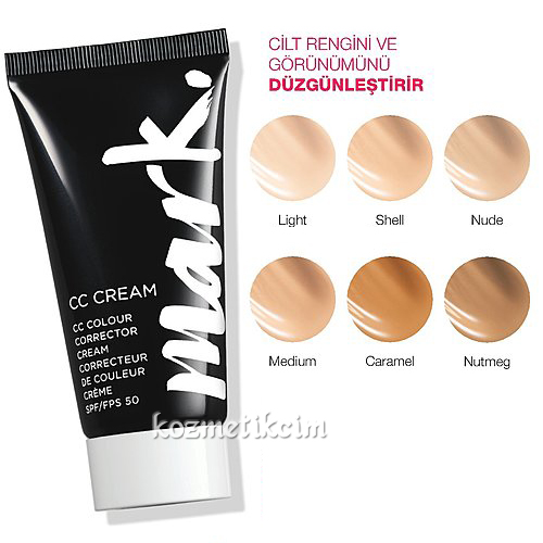 AVON Mark Renk Düzgünleştirici CC Krem SPF50 Nude