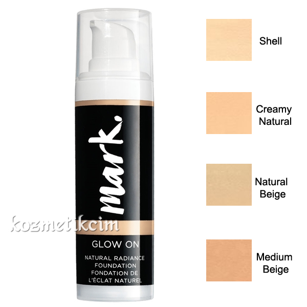 AVON Mark Doğal Işıltılı Fondöten SPF15 Natural Beige