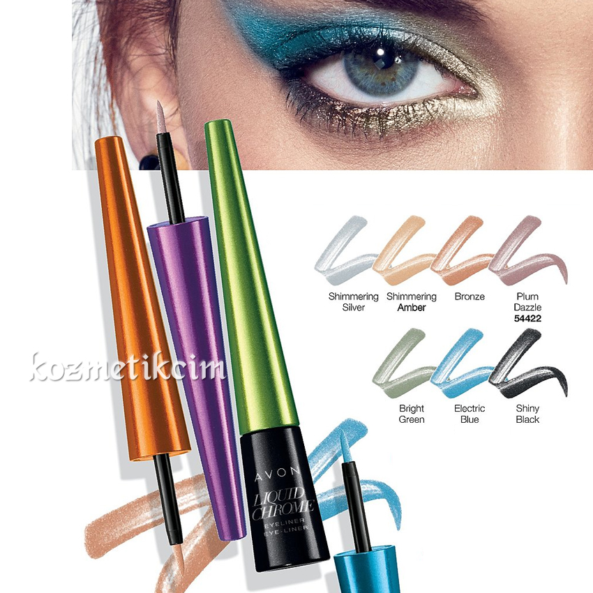 AVON Metalik Likt Eyeliner Bright Green