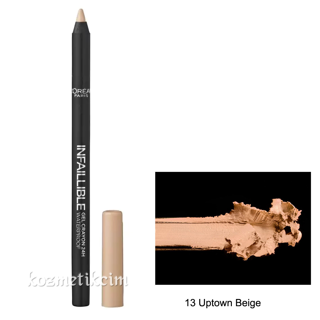 L'Oréal Infallible Gel Crayon Waterproof Eyeliner 13 Uptown Beige