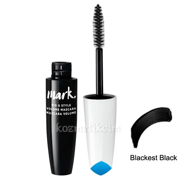 AVON Mark Big & Style Hacim Veren Maskara Blackest Black