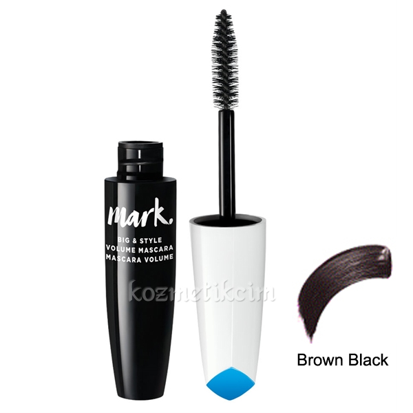 AVON Mark Big & Style Hacim Veren Maskara Brown Black