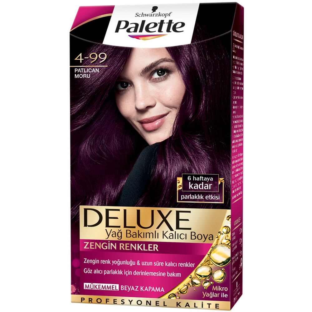 Palette Deluxe Saç Boyası 4-99 Patlıcan Moru