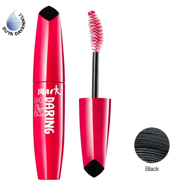 AVON Mark Big & Daring Hacim Veren Suya Dayanıklı Maskara Black