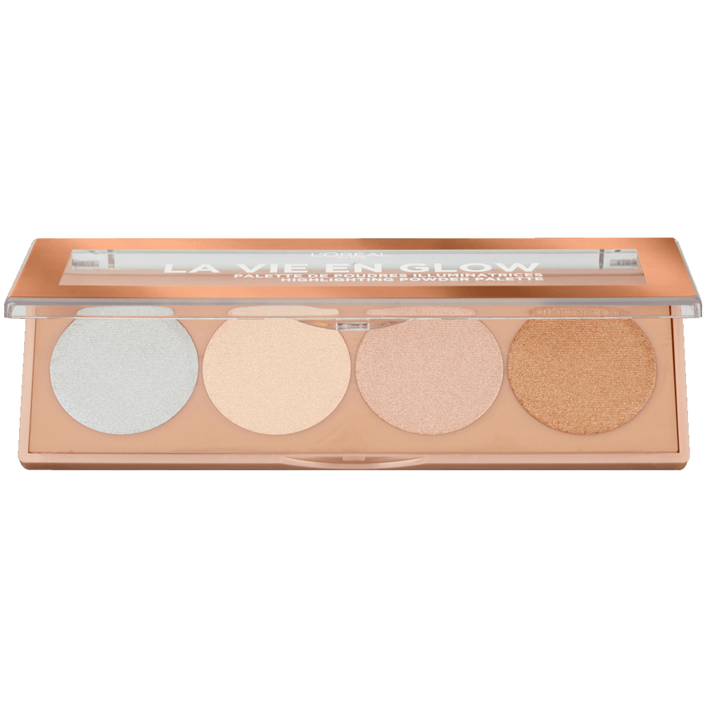 L'Oréal La Vie En Glow Highlighting Powder Palette 02 Cool Glow