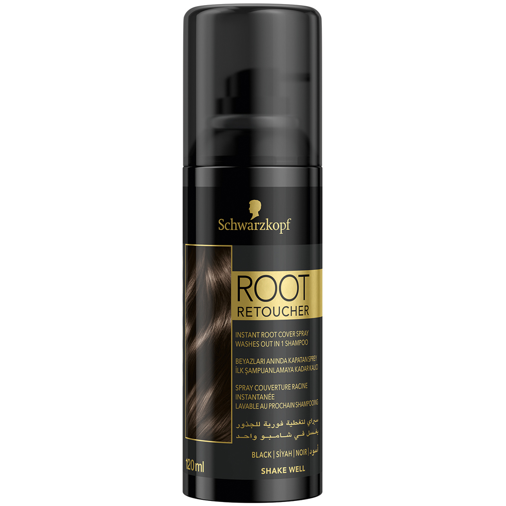 Schwarzkopf Root Retoucher Beyazları Anında Kapatan Sprey Boya Siyah