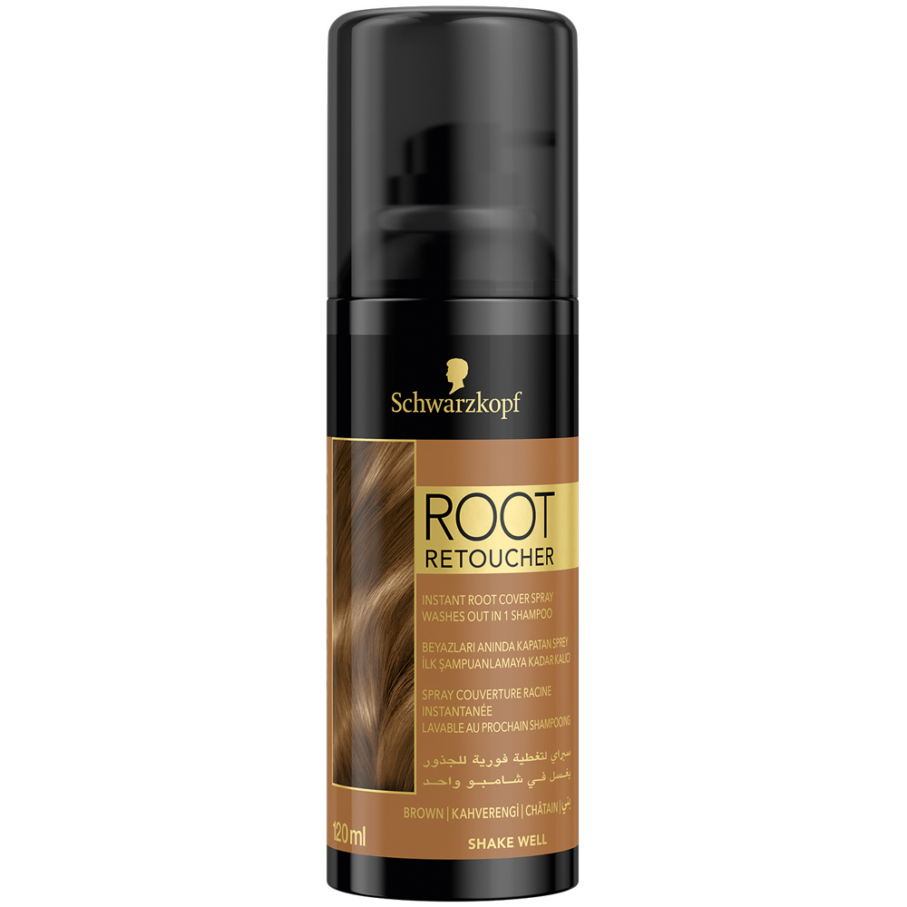 Schwarzkopf Root Retoucher Beyazları Anında Kapatan Sprey Boya Kahverengi