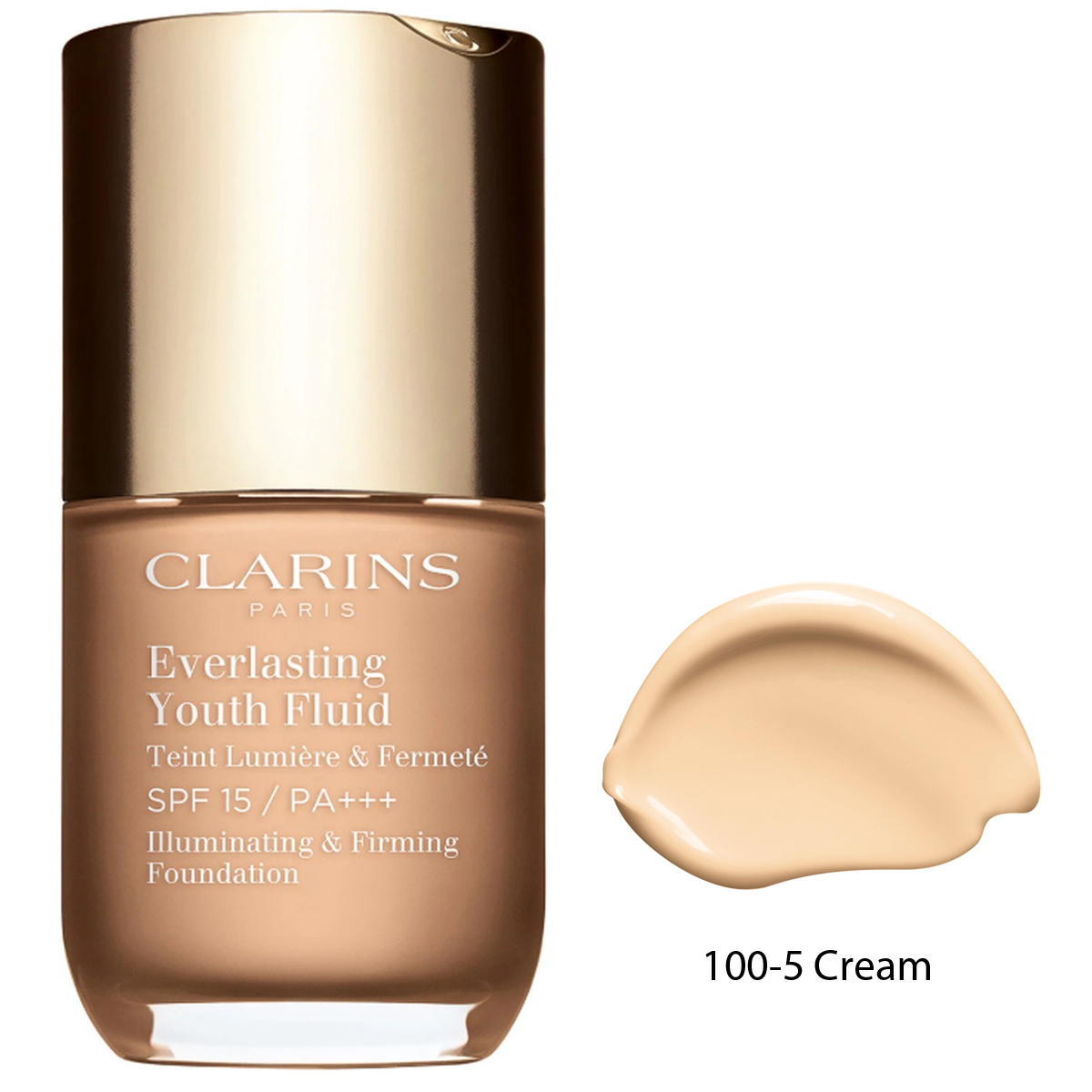 Clarins Everlasting Youth Fluid Fondöten SPF15 30 ml 100-5 Cream