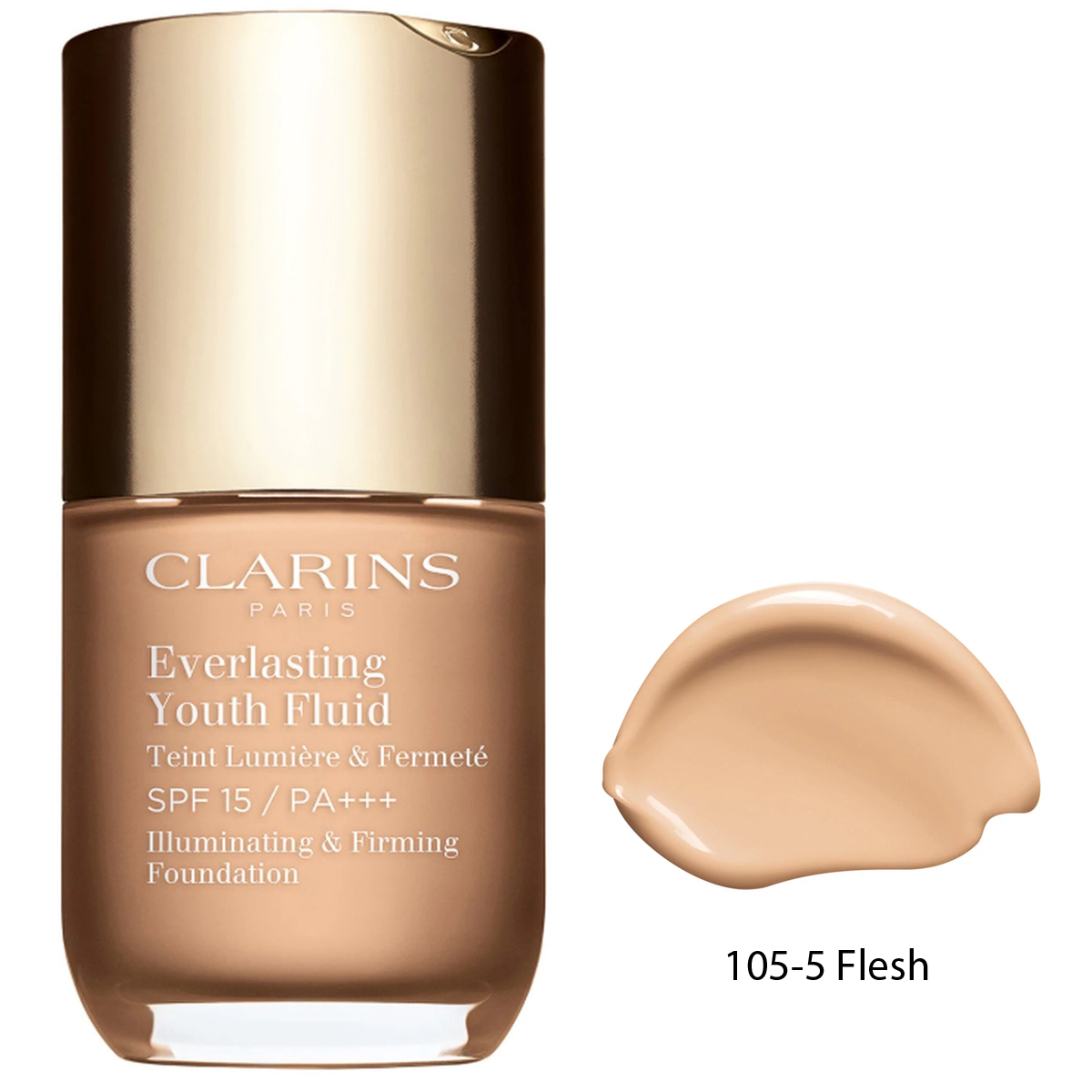 Clarins Everlasting Youth Fluid Fondöten SPF15 30 ml 105-5 Flesh